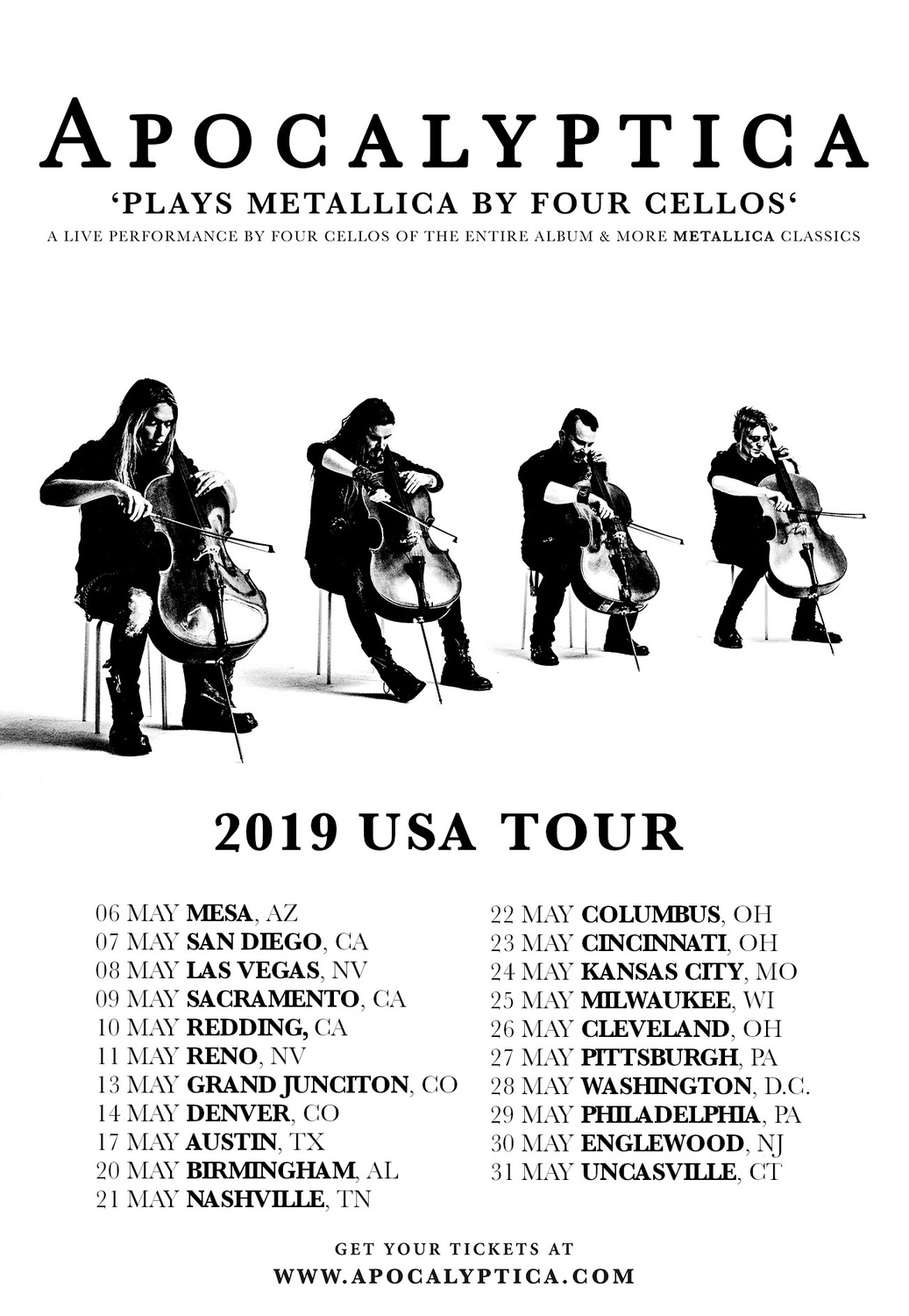 apocalyptica tour usa